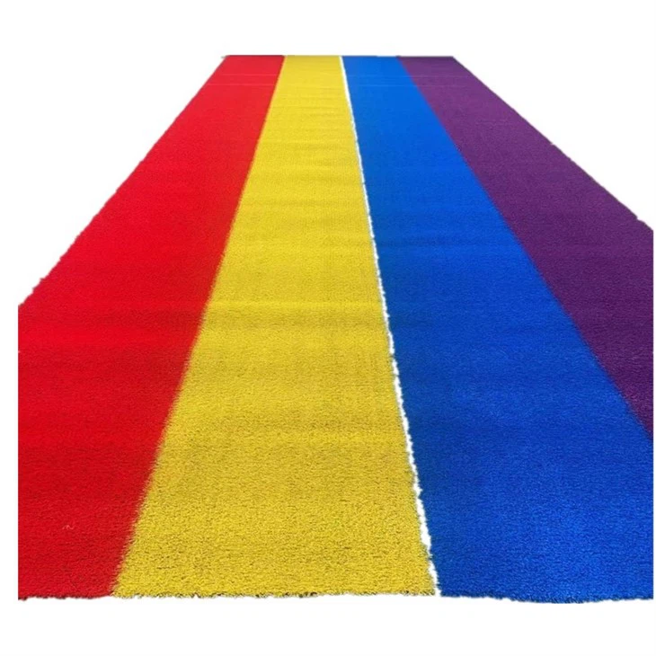 color artificial grass